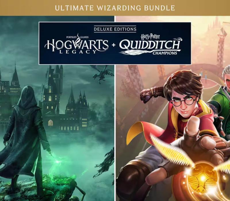 Hogwarts Legacy + Harry Potter: Quidditch Champions Deluxe Editions Bundle EU XBOX One / Xbox Series X|S CD Key