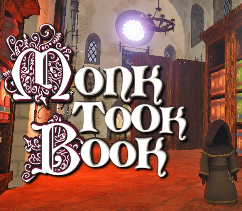Monk Took Book 