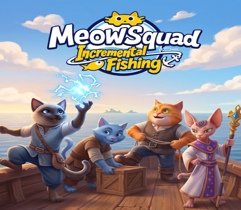 Meow Squad: Incremental Fishing 