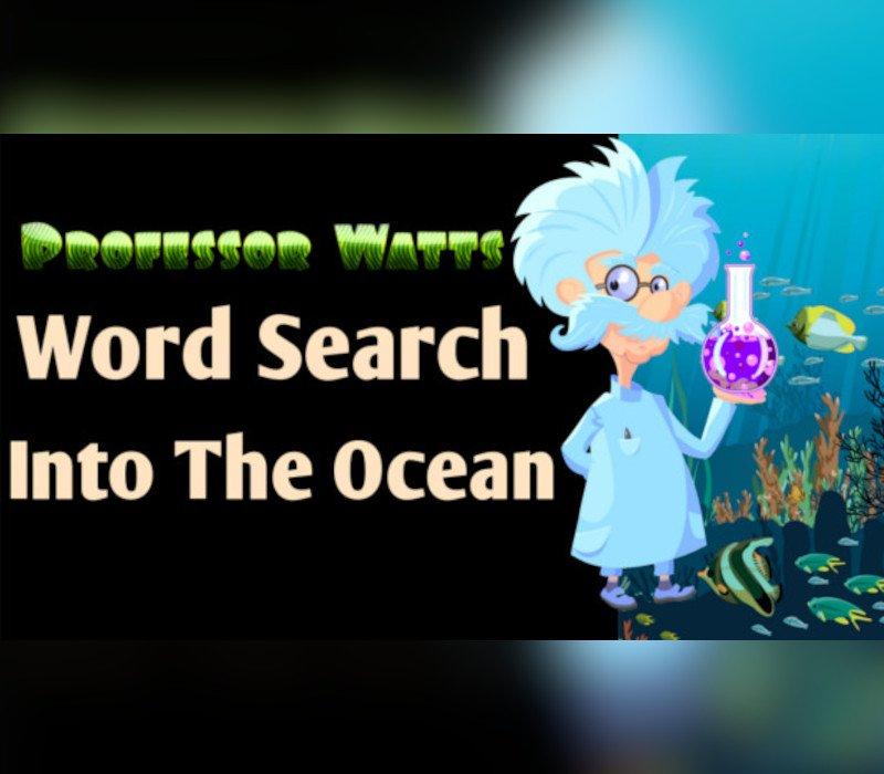 Professor Watts Word Search: Into The Ocean 