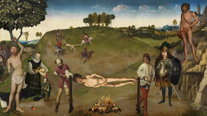 The Procession to Calvary 