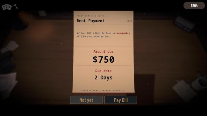 Bills Must Be Paid 