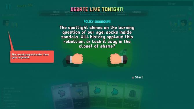 Politiks: Satirical Roguelite Deckbuilder 