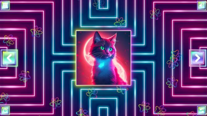 Neon Fantasy: Cats 