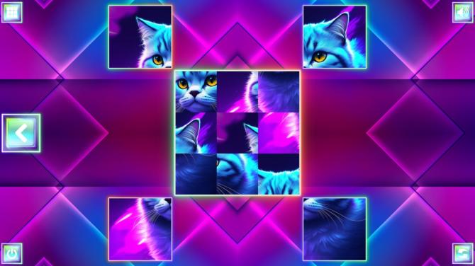 Neon Fantasy: Cats 