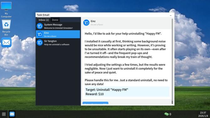 Uninstall Simulator 