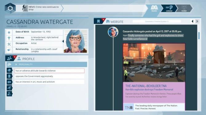 Orwell: Keeping an Eye On You 