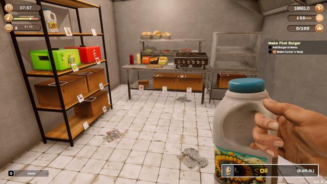 Corner Kitchen Fast Food Simulator 