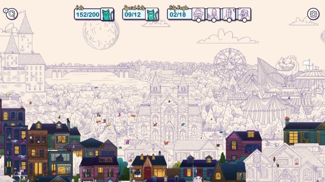 Hidden Cats in Spooky Town 
