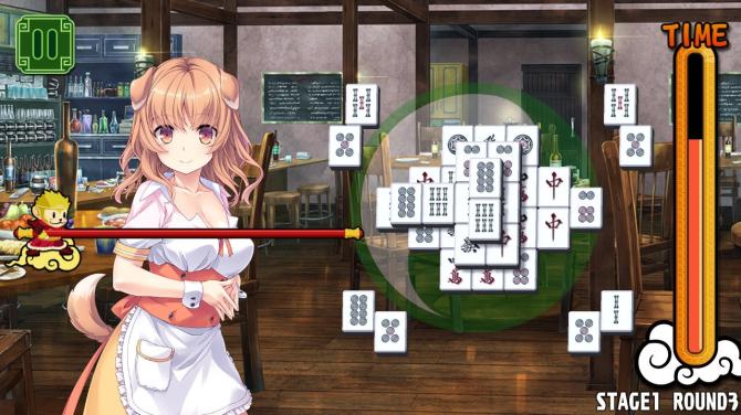 Pretty Girls Mahjong Solitaire [GREEN] 