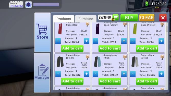 Electronics Store Simulator 