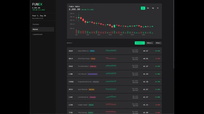 FUNEX: Stock Market Simulator 