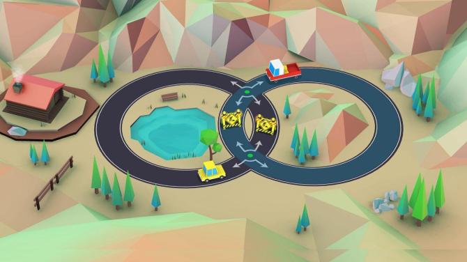 Car Puzzle: Round Ways 