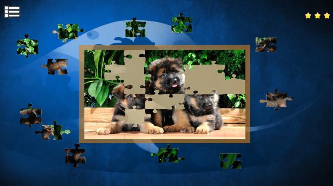 Puppy Dog: Jigsaw Puzzles 