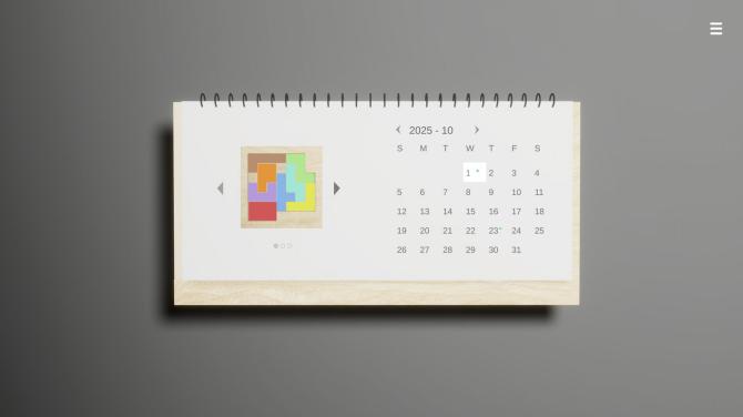 Calendar Puzzle 