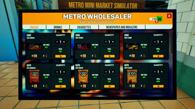 Metro Mini Market Simulator 