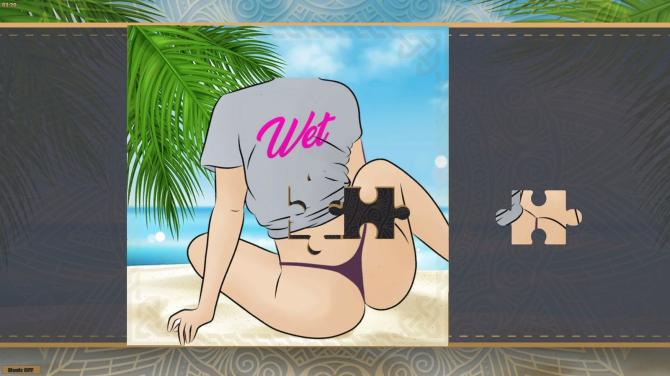 LineArt Jigsaw Puzzle - Erotica Summer 
