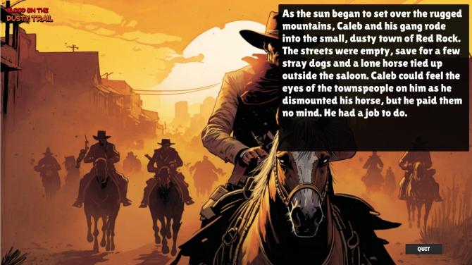 Blood on the Dusty Trail 