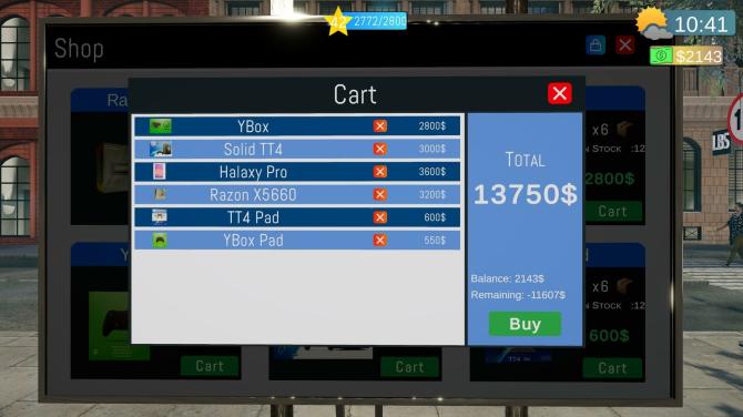 Tech Store Simulator 