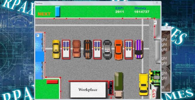 Simulator gas station 