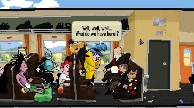 Detective Case and Clown Bot in: The Express Killer 