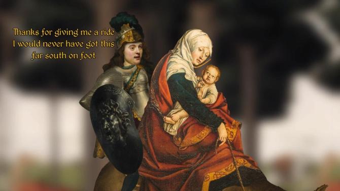 The Procession to Calvary 