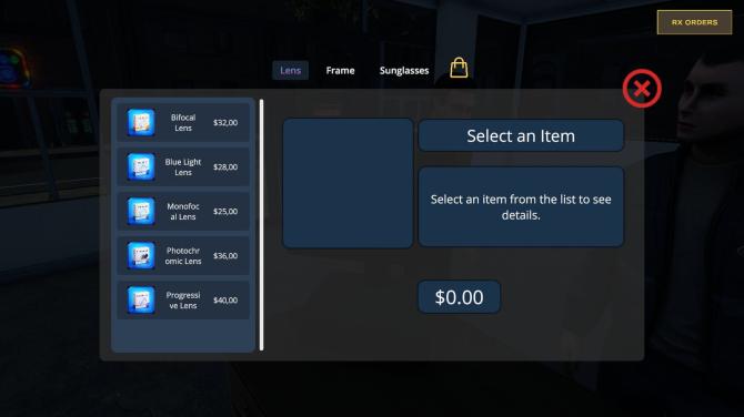 Optical Shop Simulator 