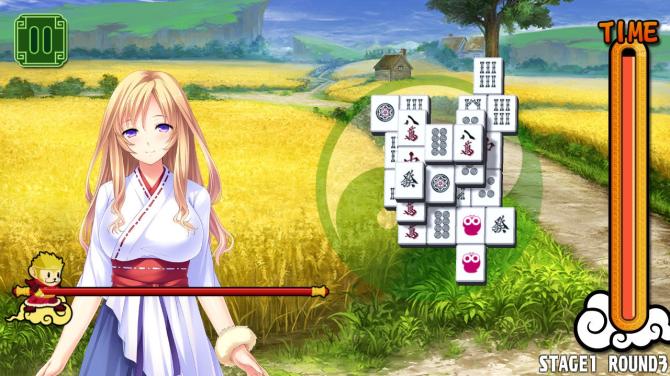 Pretty Girls Mahjong Solitaire [GREEN] 