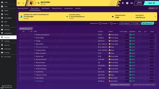 Football Manager Touch 2020 