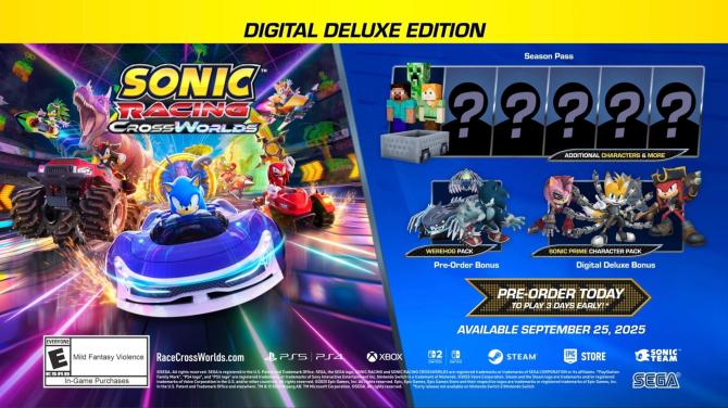 Sonic Racing: CrossWorlds Digital Deluxe Edition US  XBOX One / Xbox Series X|S CD Key 