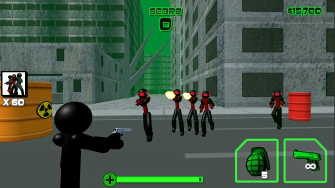 Stickman Zombie Shooting 3D 