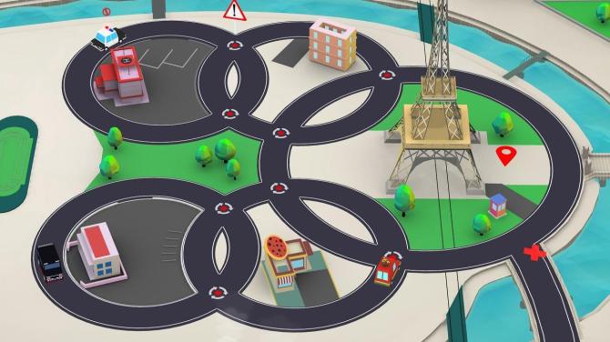 Car Puzzle: Round Ways 