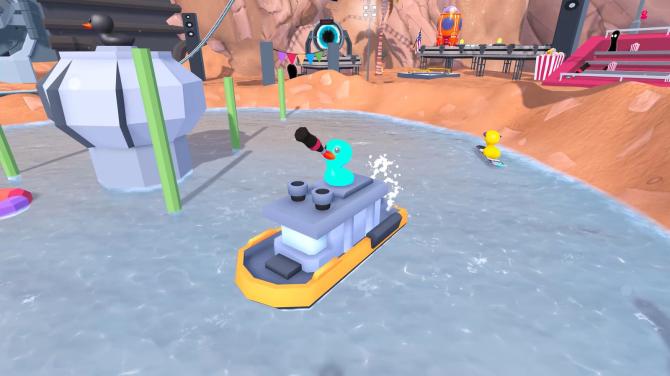 Find 100 Ducks and Blast Them...IN SPACE!!! 