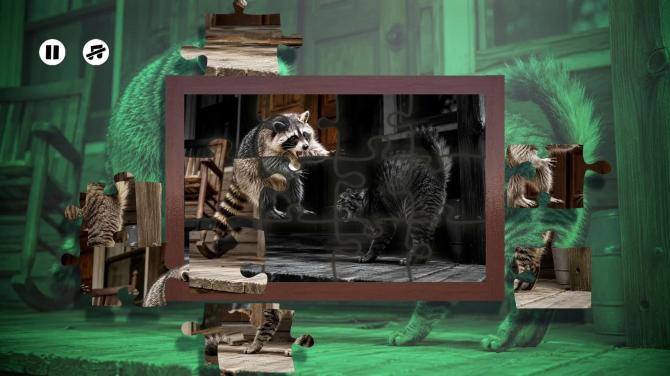 Puzzles Raccoons 