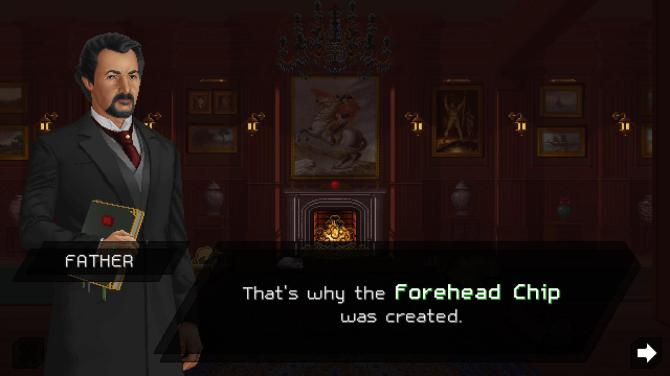 Forehead Chip 