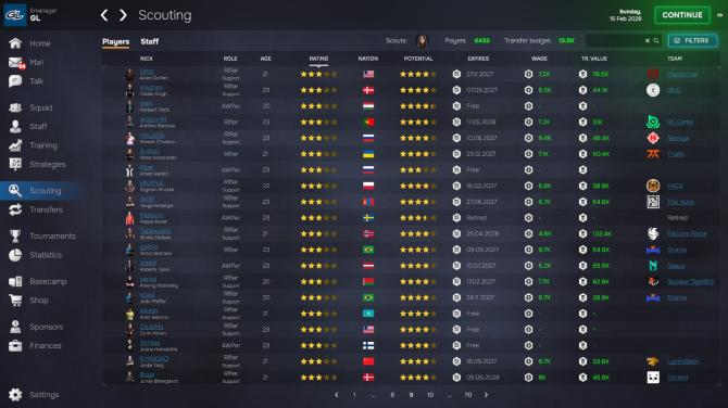 Esports Manager 2026 RoW 
