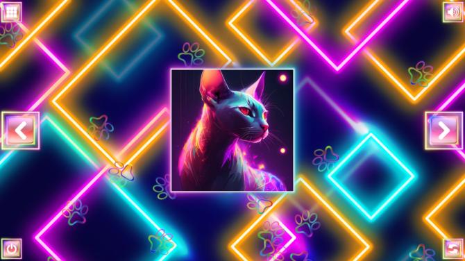 Neon Fantasy: Cats 