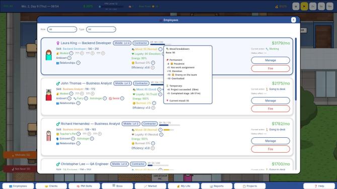 Project manager SIM 