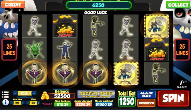 Spooky Spins Remastered - Casino Slot Simulations 