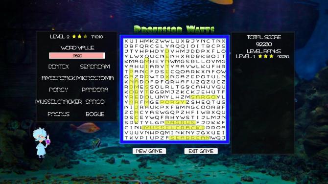 Professor Watts Word Search: Into The Ocean 