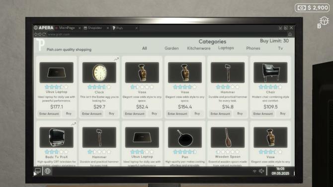 E-Commerce Simulator 2025 