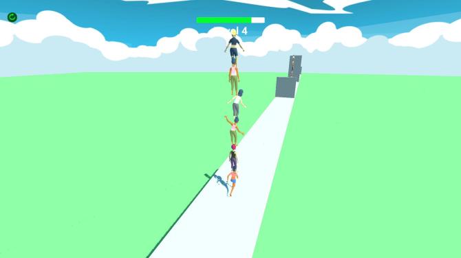 People Jumping Tower 
