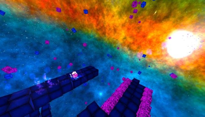Deep Blue 3D Maze in Space 