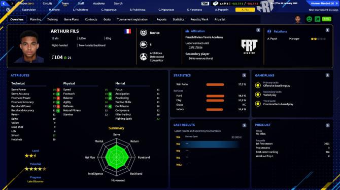 Tennis Manager 2023 