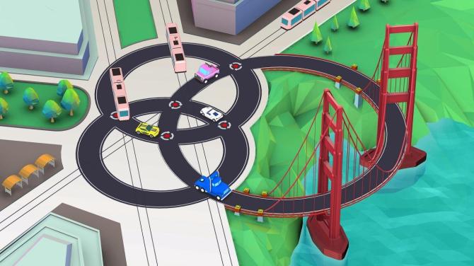 Car Puzzle: Round Ways 