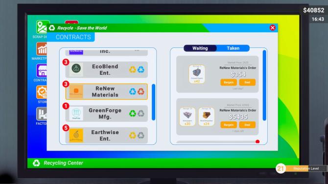 Recycling Center Simulator 