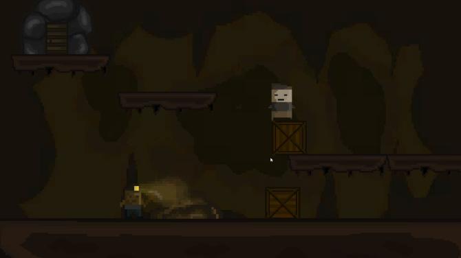 The soldier in the mine 