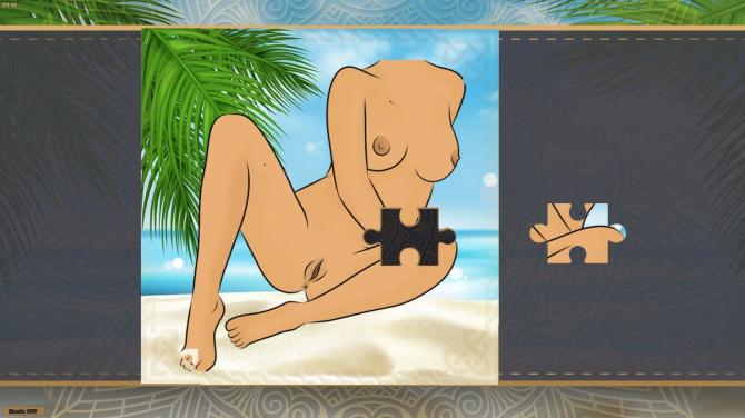 LineArt Jigsaw Puzzle - Erotica Summer 