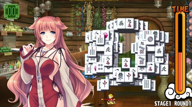 Pretty Girls Mahjong Solitaire [GREEN] 