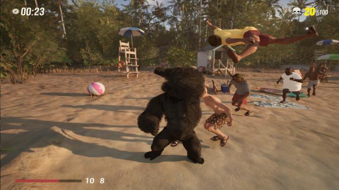 Gorilla Vs 100 Men 